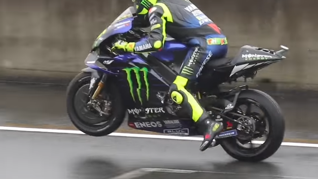MotoGP practice starts Rossi